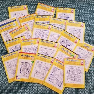 Lot of Aunt Martha's hot iron transfers